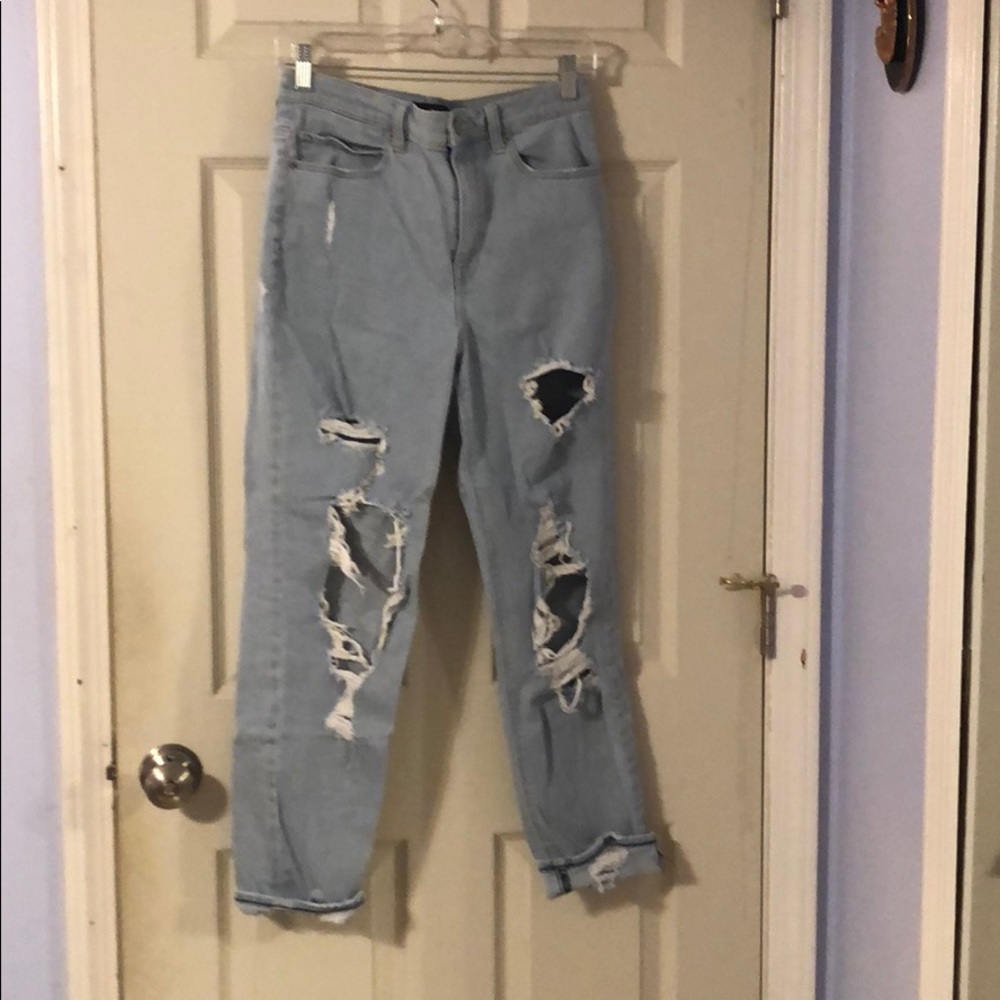 Original Girlfriend High Rise Distressed Jeans